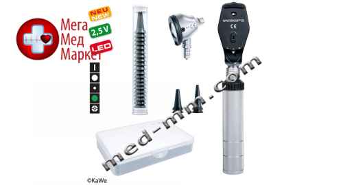 Купить Набір з отоскопа й офтальмоскопа KaWe ЄВРОЛАЙТ PRO SET LED 2,5 В цена, характеристики, отзывы